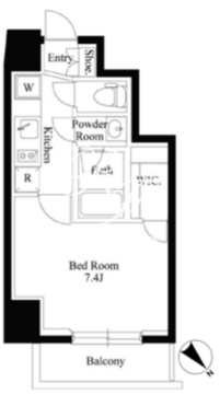 グランパセオ巣鴨2 401 間取り図