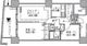 アクティ汐留 815 間取り図