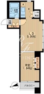 オーパスホームズ芝公園 203 間取り図