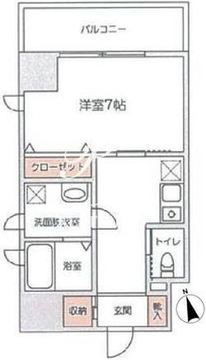 ハイツグレース 1106 間取り図