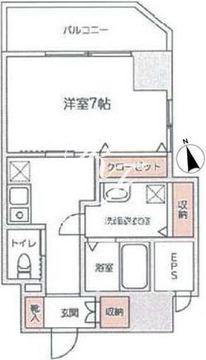 ハイツグレース 507 間取り図