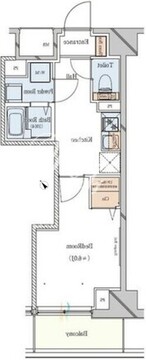 ガリシア駒込イースト 503 間取り図