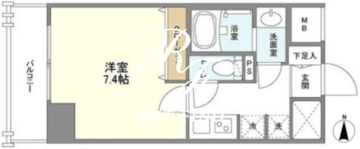 オーキッドレジデンス両国 804 間取り図