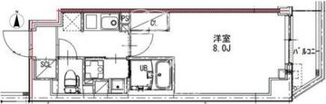 ルネサンスコート押上 203 間取り図
