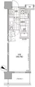 パークハビオ渋谷神山町 1102 間取り図