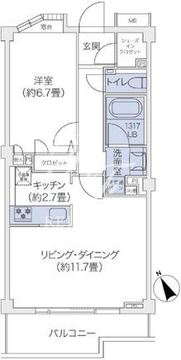 代官山ブレス鉢山 109 間取り図