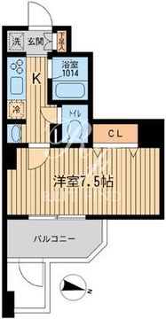 KDXレジデンス幡ヶ谷 1001 間取り図