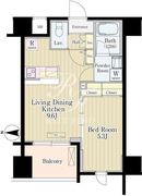 松葉 202 間取り図