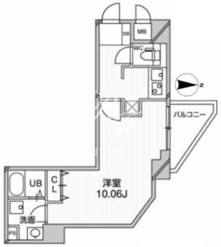 グランパセオ高田馬場 601 間取り図