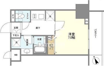 ＢＬＥＳＳ蔵前 519 間取り図