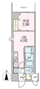 ジニア深川住吉 812 間取り図