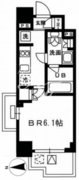レジディア新宿イースト3 501 間取り図 ?>