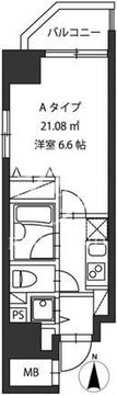 レジディア新御茶ノ水 805 間取り図
