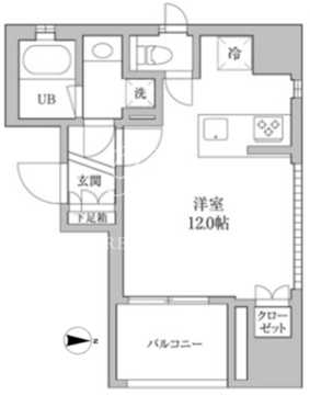 KDXレジデンス神田 501 間取り図
