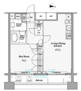 レジディア錦糸町2 905 間取り図 ?>