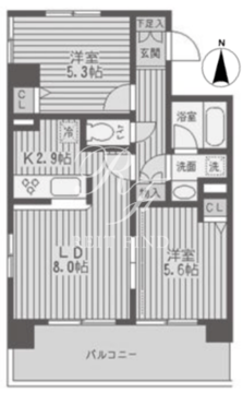 レジディア両国 901 間取り図
