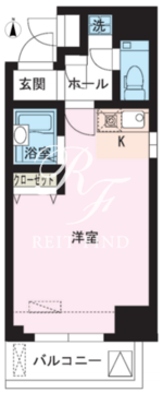 レジディア大井町 303 間取り図