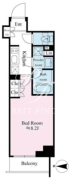 リテラス馬込 211 間取り図