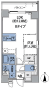 ルネサンスコート上野入谷 601 間取り図