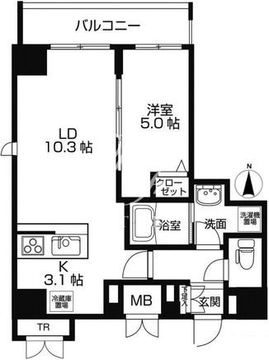 ラクラス両国 901 間取り図