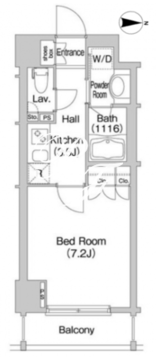 コンフォリア市谷柳町 703 間取り図