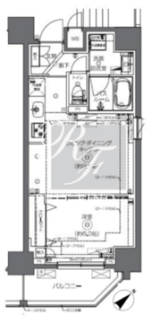 ズーム日本橋馬喰町 203 間取り図