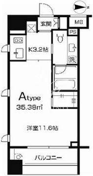 ＴＬＲレジデンス両国 801 間取り図