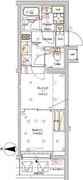 シーフォルム東新宿3 205 間取り図