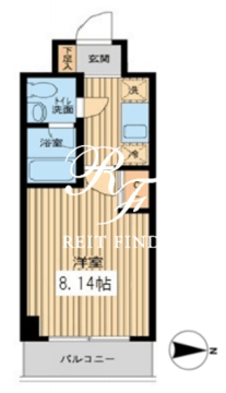 プロスペクト門前仲町 210 間取り図