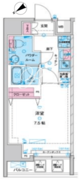 ジェノヴィア上野2スカイガーデン 602 間取り図