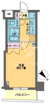 カスタリア東日本橋2 502 間取り図