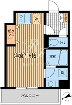 モノトーノ門前仲町 207 間取り図