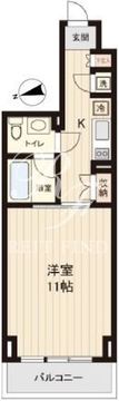 プラティーク清澄白河 208 間取り図
