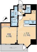 プライマル品川大森海岸 1401 間取り図