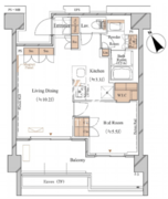 ブランシエスタ久が原 804 間取り図