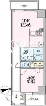 ラ・グリシーヌ 408 間取り図