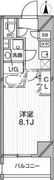 プライマルタワー錦糸町 502 間取り図
