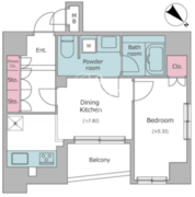 レジディア文京千石2 1103 間取り図