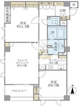 アパートメンツ東山 204 間取り図