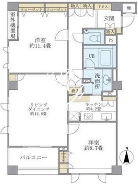 アパートメンツ東山 303 間取り図