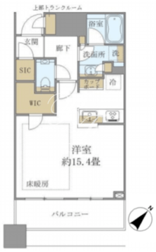 ブリリアタワーズ目黒 S-1212 間取り図