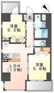フェリーチェプランドール 703 間取り図