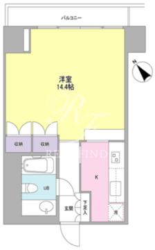 フォレストタウン参宮橋 1003 間取り図