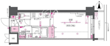 ズーム戸越銀座 802 間取り図