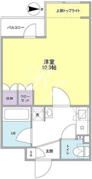 ディアレンス西麻布 102 間取り図