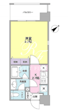 プロスペクト東雲橋 216 間取り図