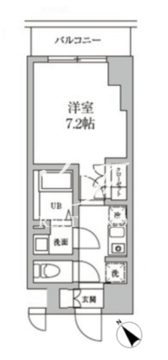 レジディア日本橋馬喰町2 1204 間取り図