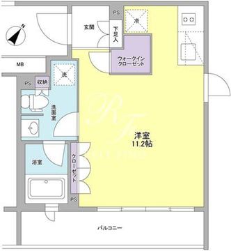 スタイリオ中延2ウエスト 109 間取り図