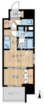 プライマル西蒲田 205 間取り図