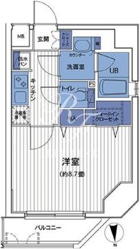 HF三田レジデンス2 701 間取り図